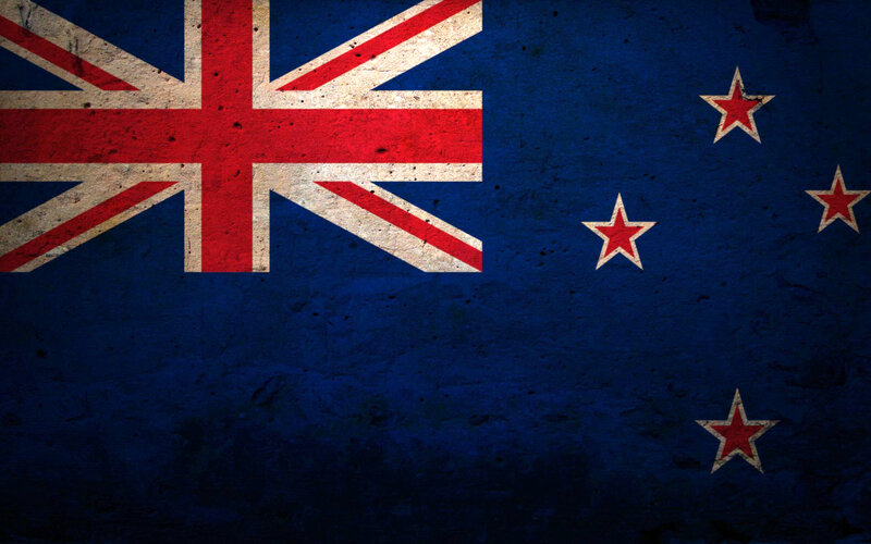 New Zealand Flag — Blue