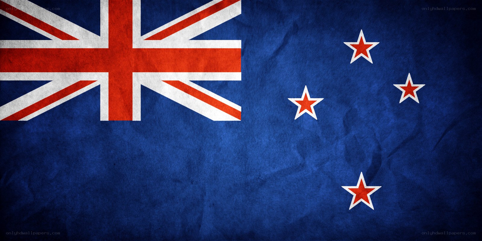 New Zealand flag with texture