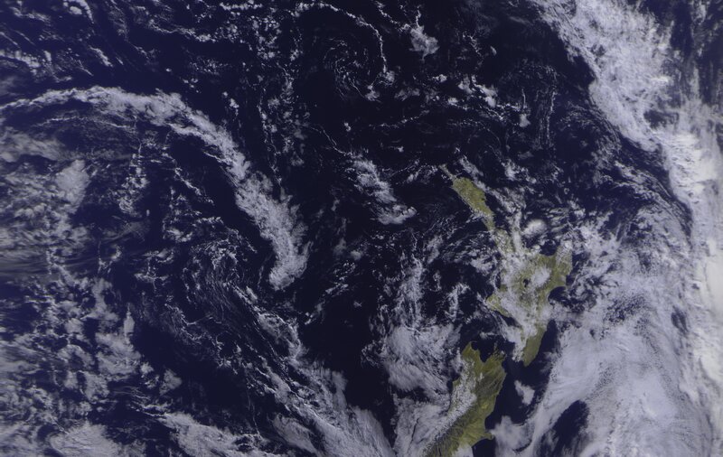 New Zealand from Space — Blue