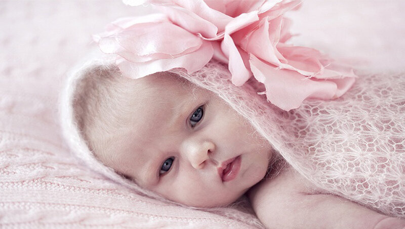 Newborn Baby Girl — Pink