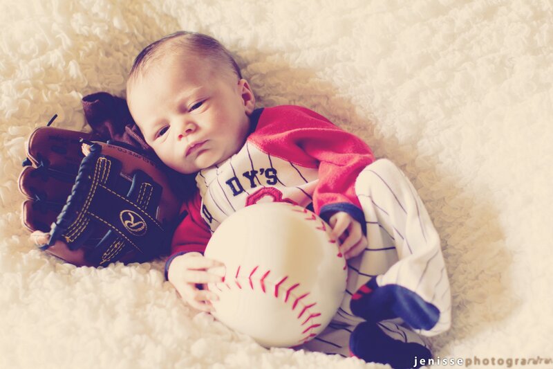 Newborn Baby in Uniform