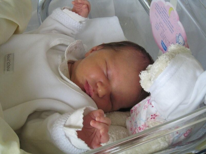 Newborn Baby Sleeping — White, Calm
