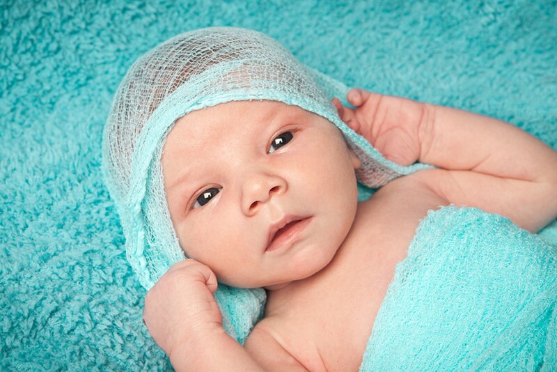 Newborn Baby Wrapped