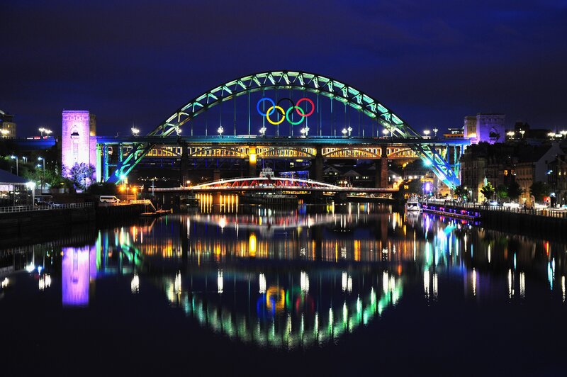 Newcastle Bridge at Night