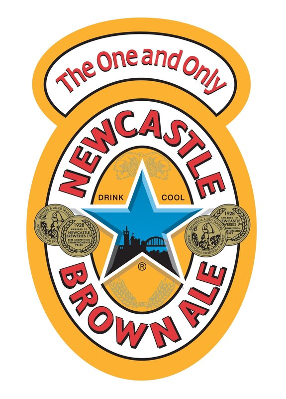 Newcastle Brown Ale label