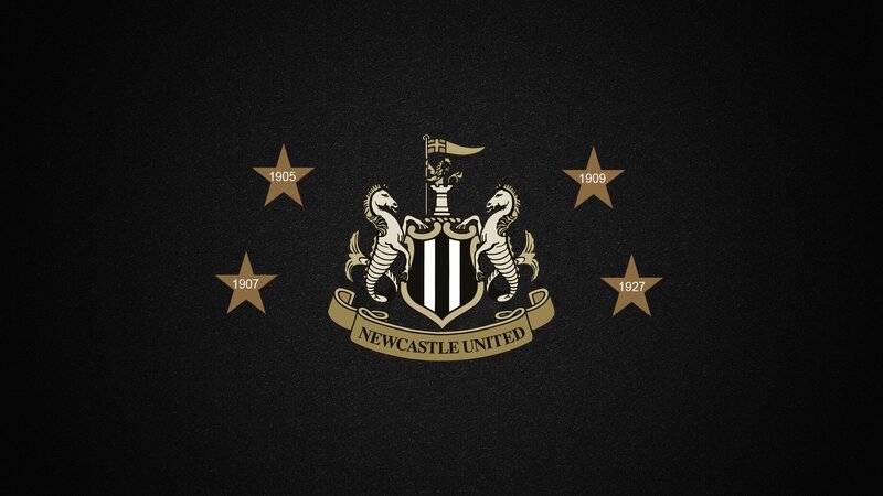 Newcastle United crest with stars
