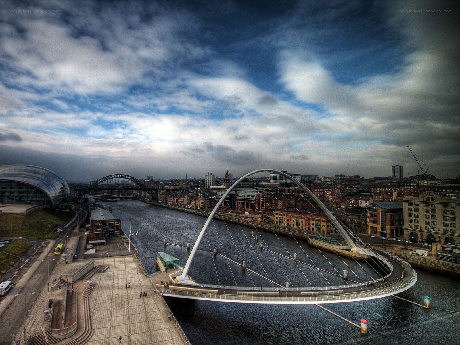 Newcastle upon Tyne skyline