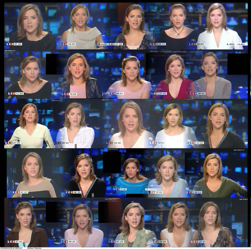 News anchor collage