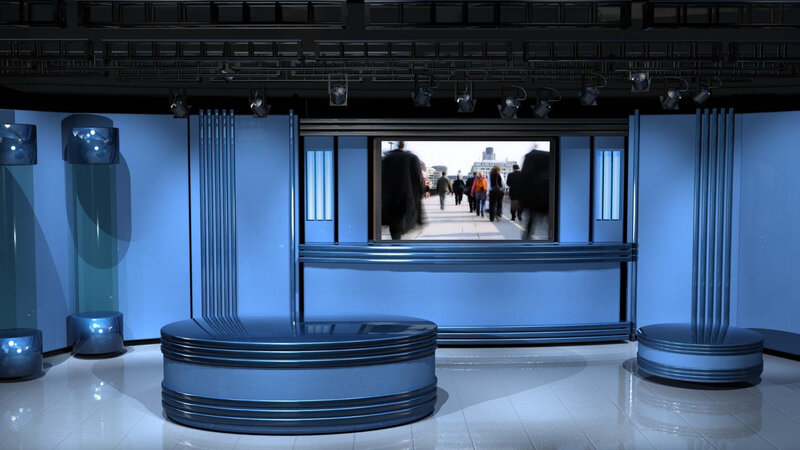 News Studio Set