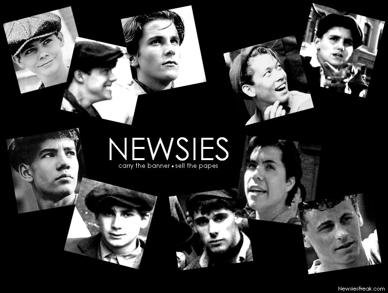 Newsies movie collage