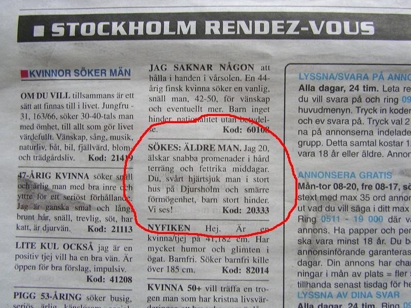 Newspaper Classifieds