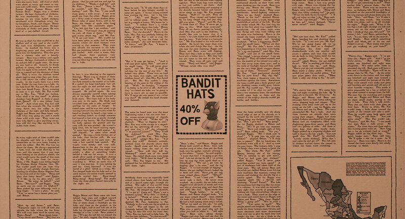 newspaper page with text