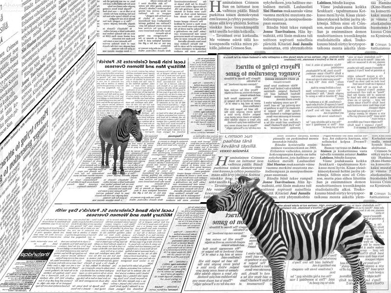 newspaper with animal photo