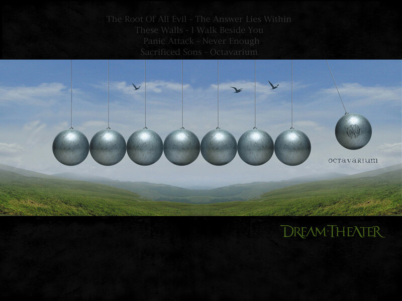 Newton's Cradle in Landscape
