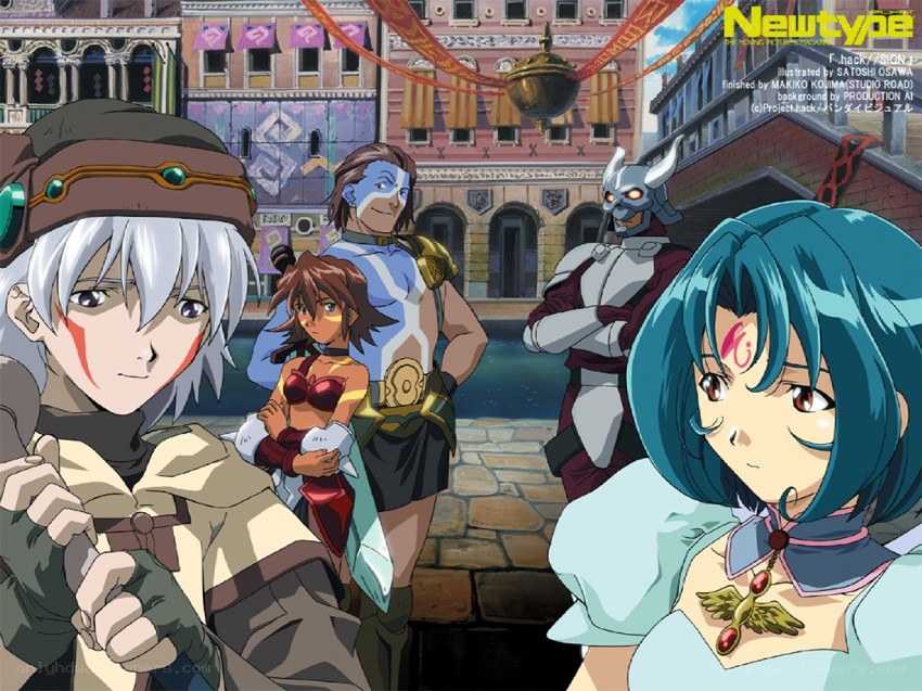 Newtype anime character group