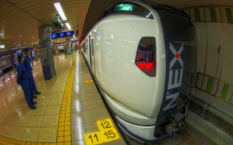 NEX Train at Station