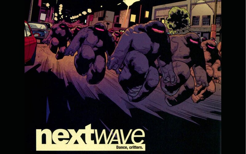 Next Wave comic cover