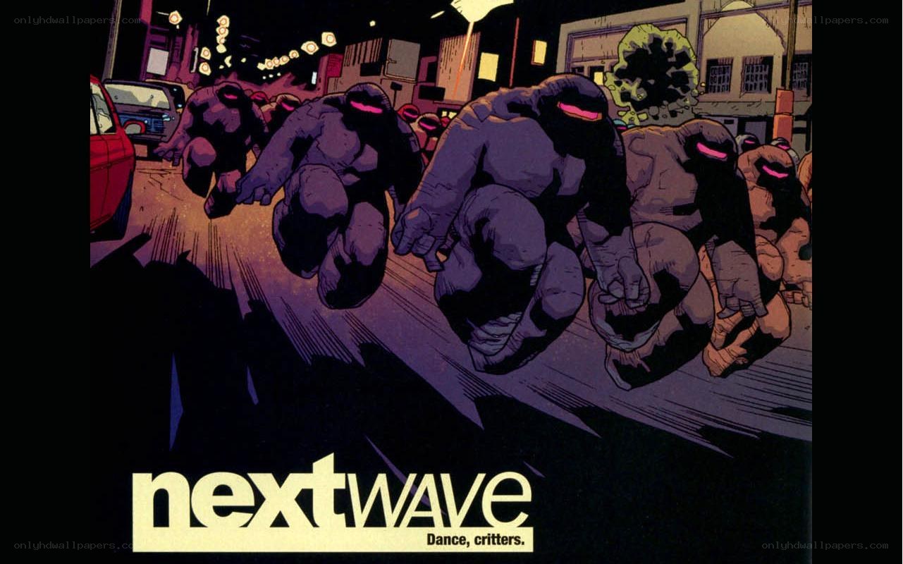 Next Wave comic cover