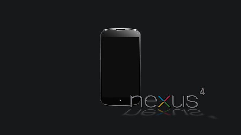 Nexus 4 Smartphone — Black, Minimalist