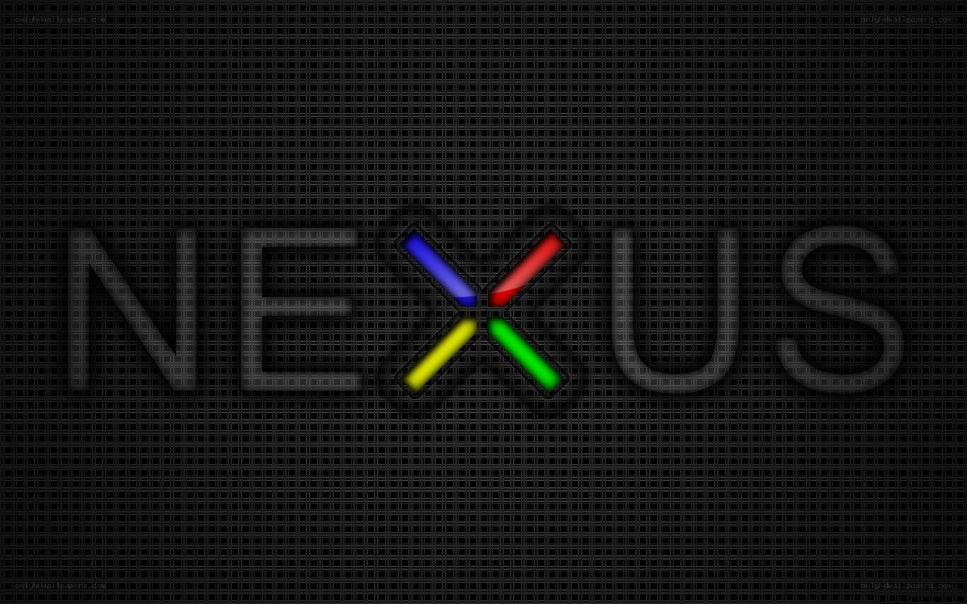 Nexus logo on dark grid