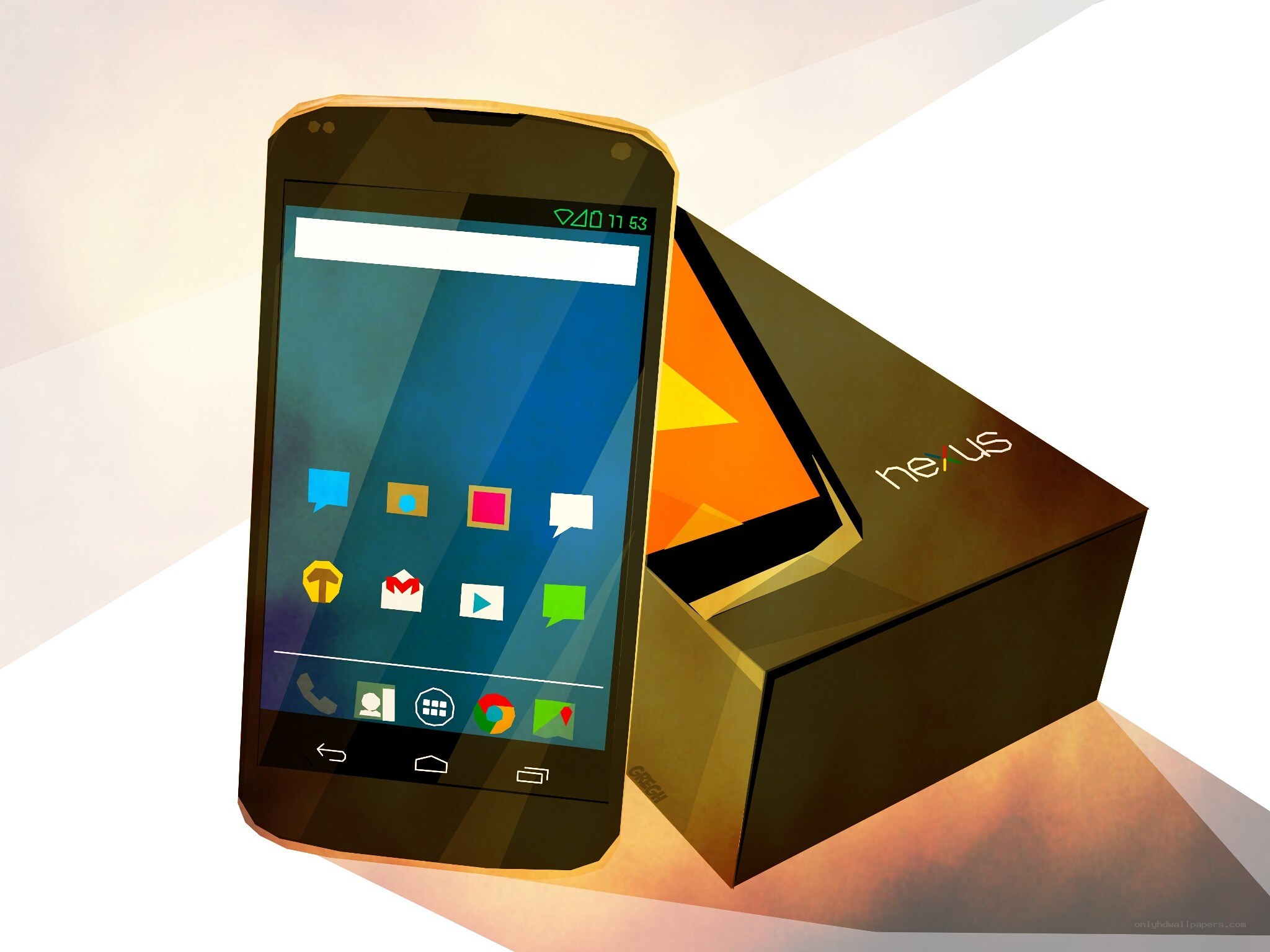 Nexus phone with box