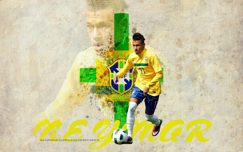 Neymar Brazil football wallpaper