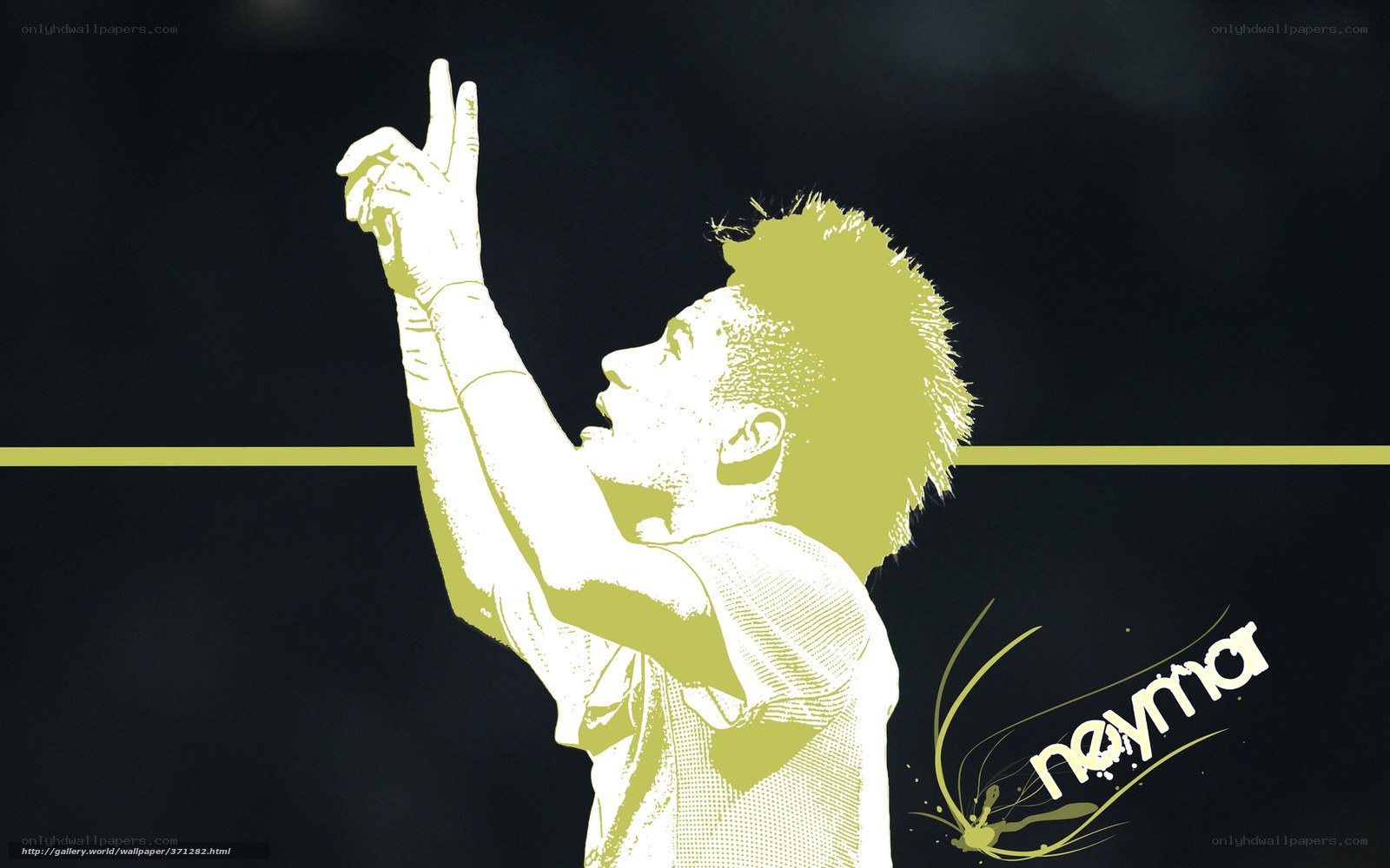 Neymar celebration art
