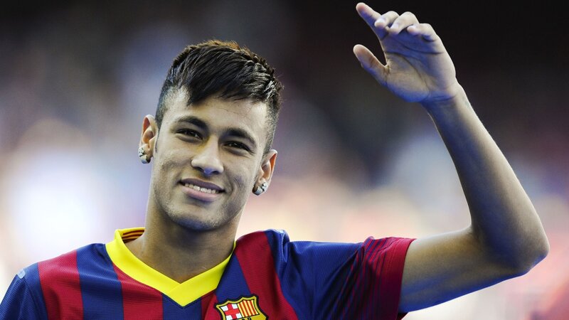 Neymar in FC Barcelona jersey