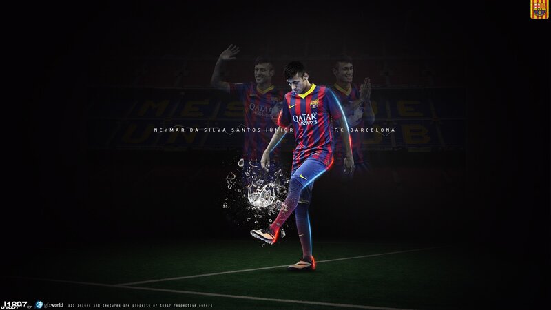 Neymar in FC Barcelona kit