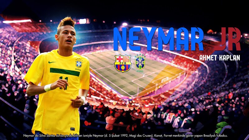 Neymar Jr football wallpaper