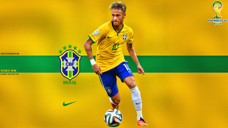 Neymar Playing Football