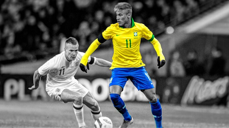 Neymar vs. England player
