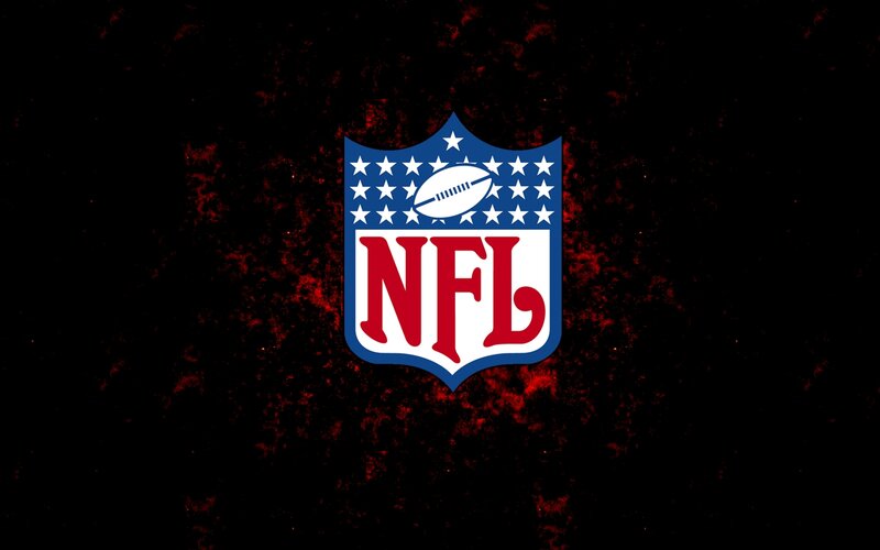 NFL Logo on Dark Background