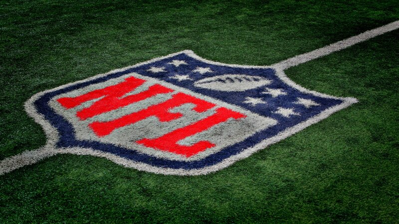NFL Logo on Field — Green