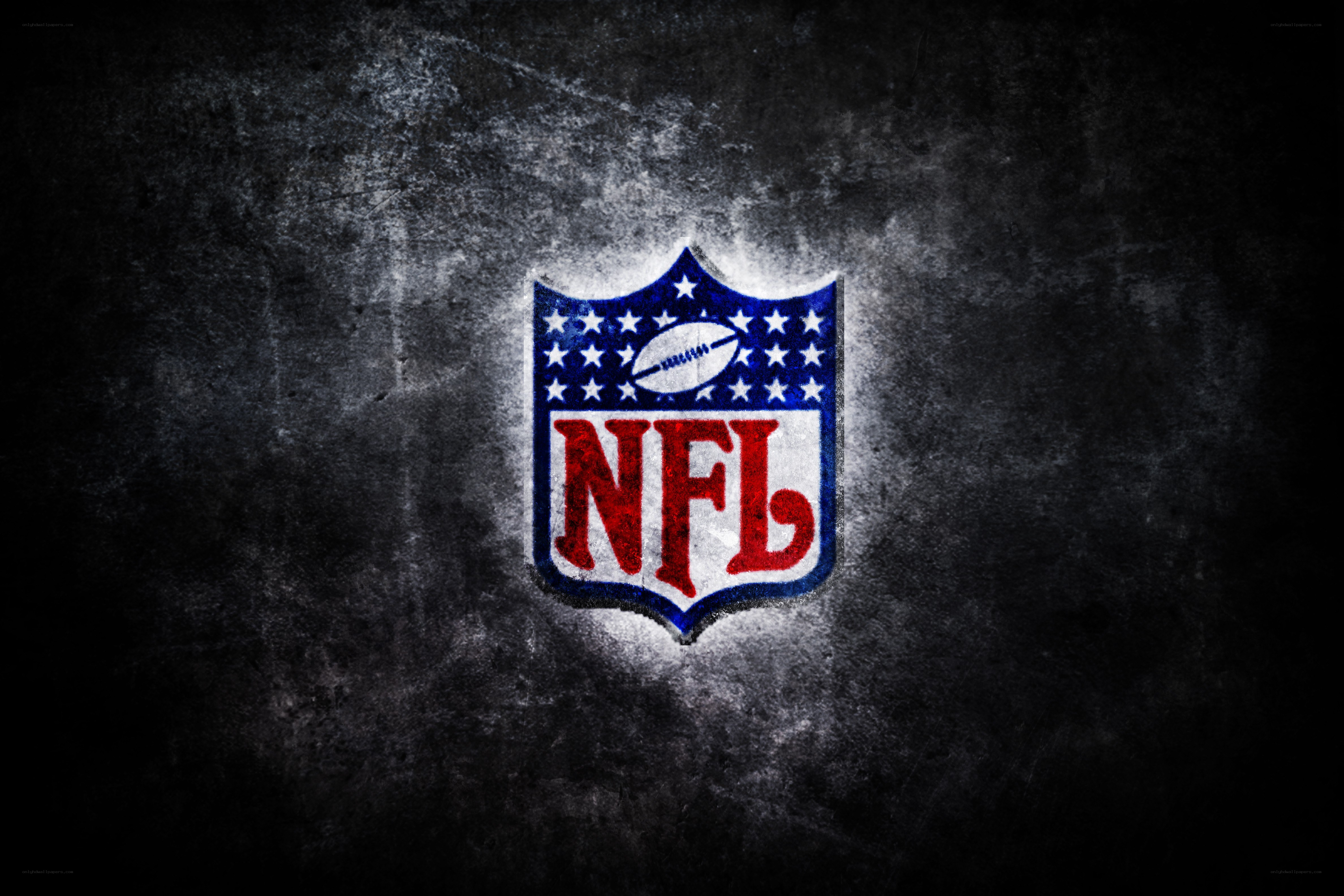 NFL logo on textured background