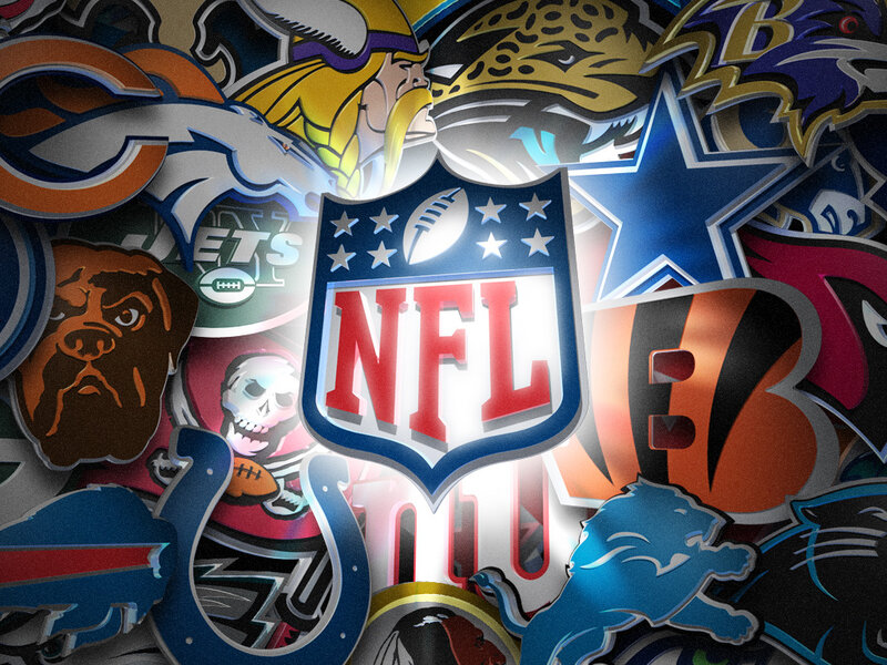NFL Logos Collage