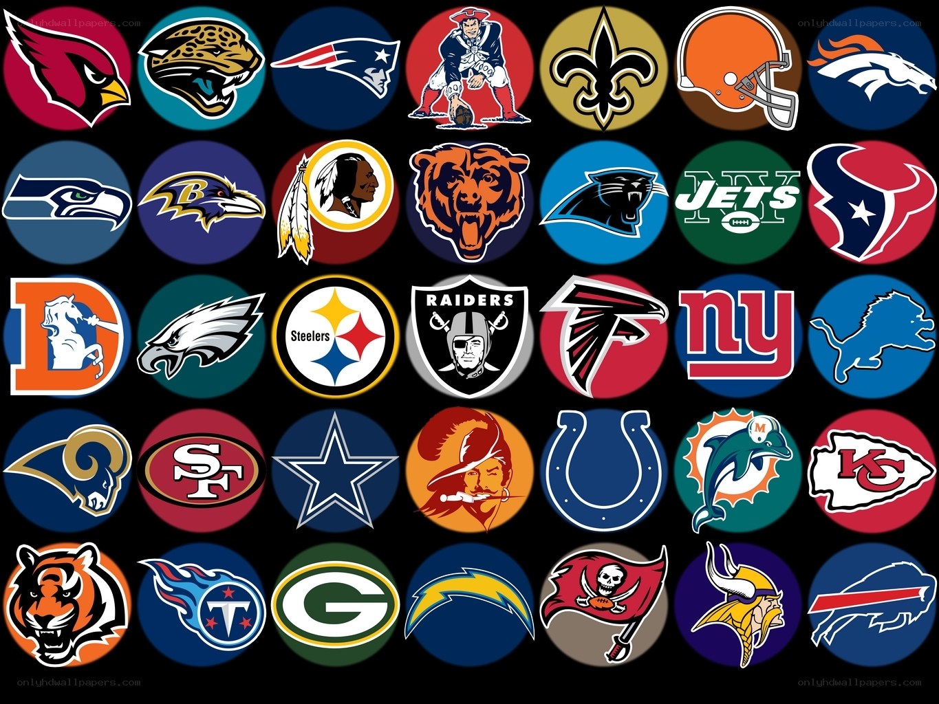 NFL team logos collection