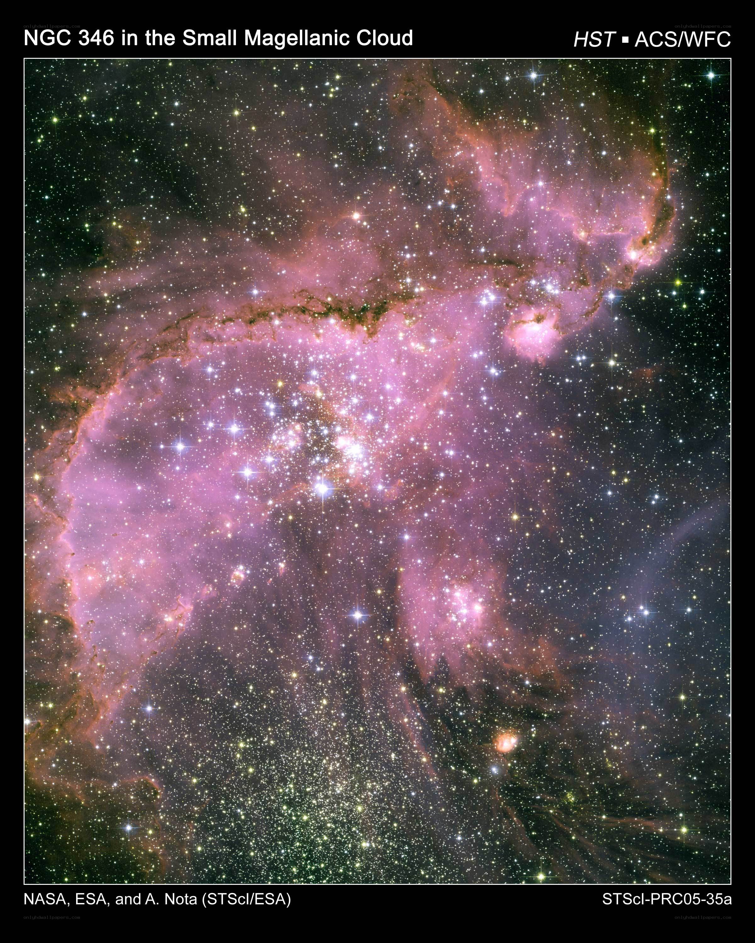 NGC 346 in the Small Magellanic Cloud