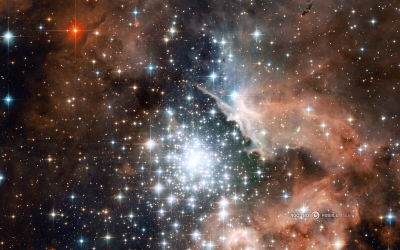 NGC 3603 star cluster