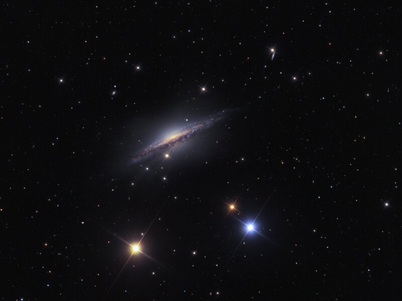 NGC 5986 galaxy in space