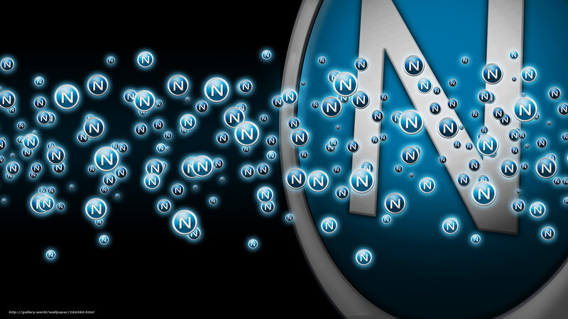 Nginx logo with particles
