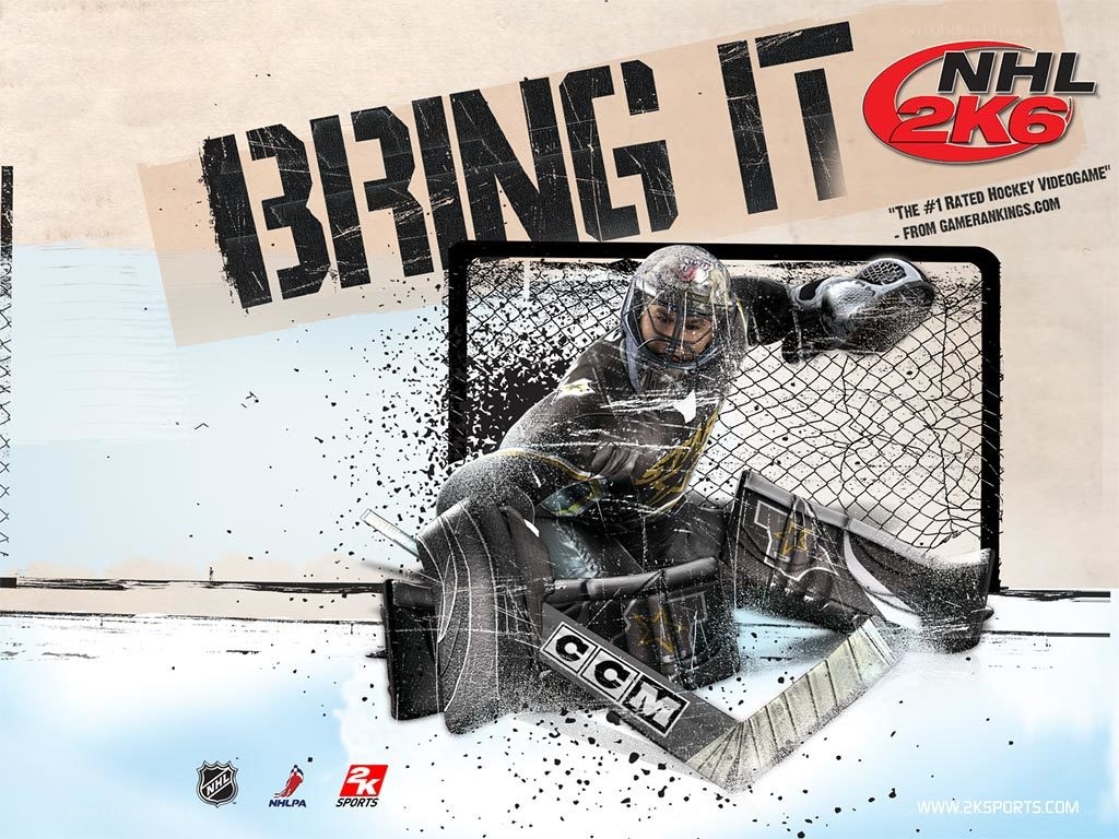 NHL 2K6 game cover art