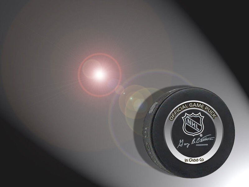 NHL official game puck