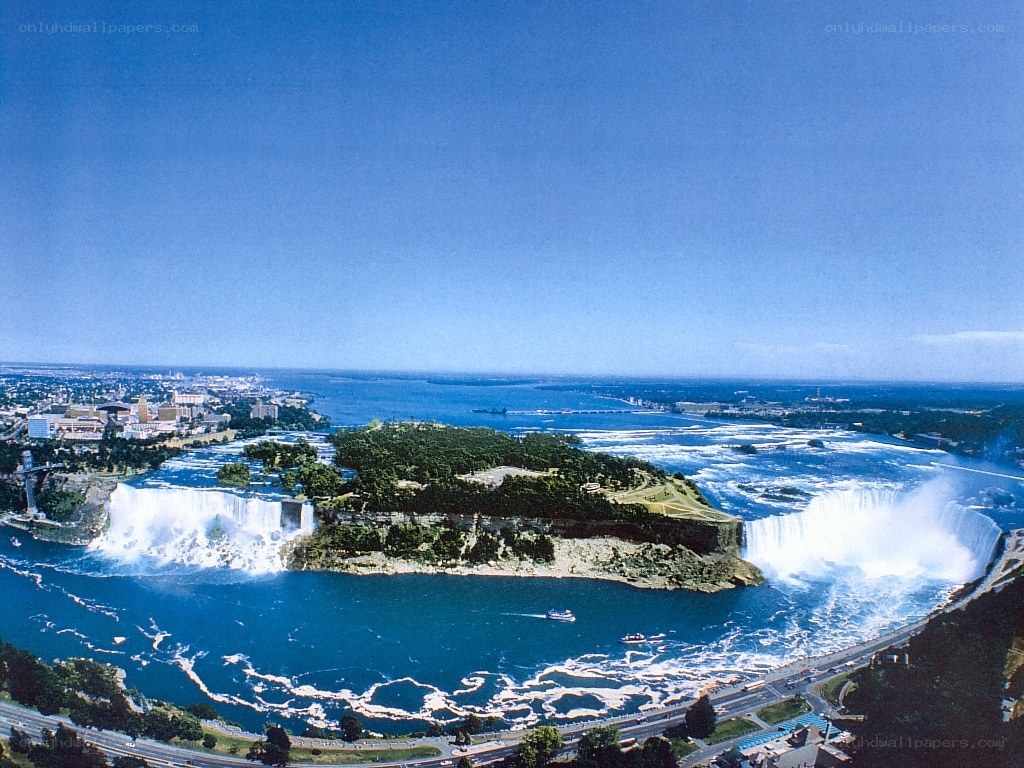 Niagara Falls aerial view