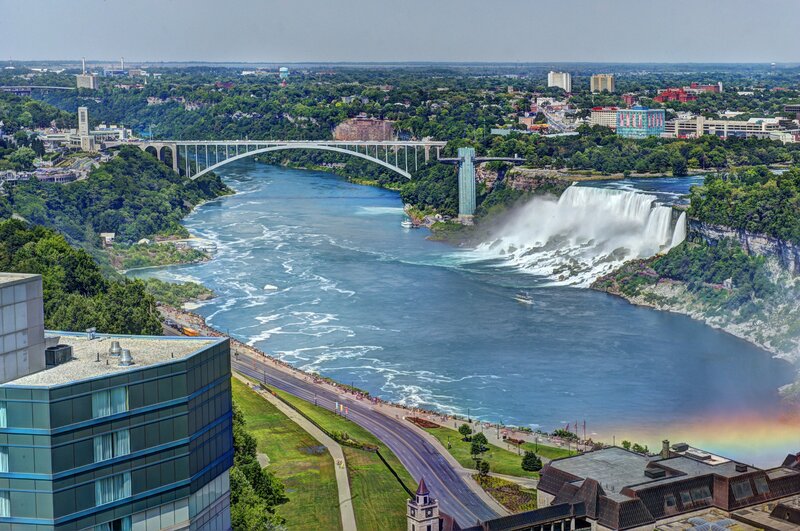 Niagara Falls and Rainbow