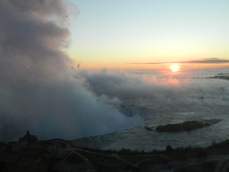 Niagara Falls at Sunrise — Blue