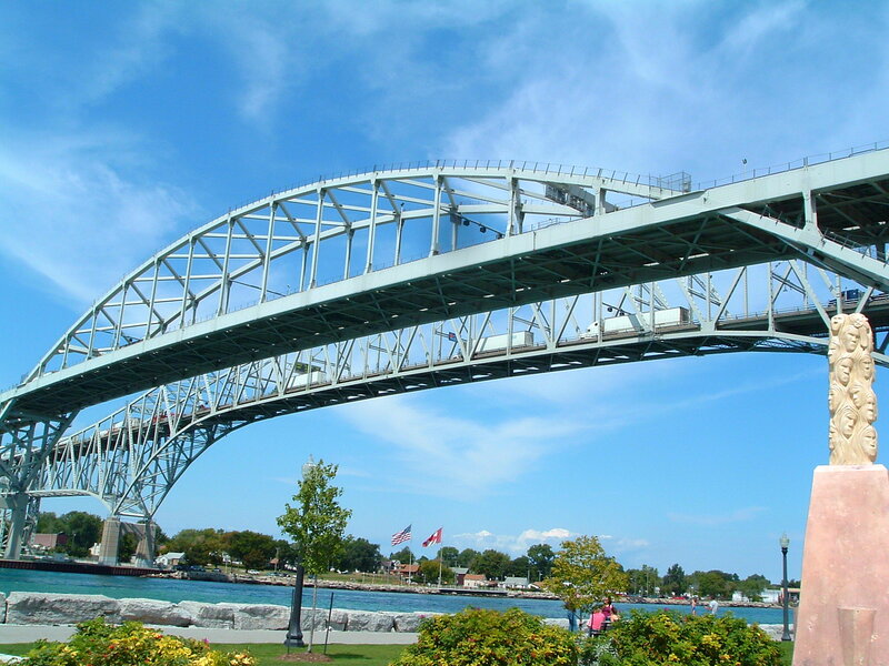 Niagara Falls Bridge — Blue