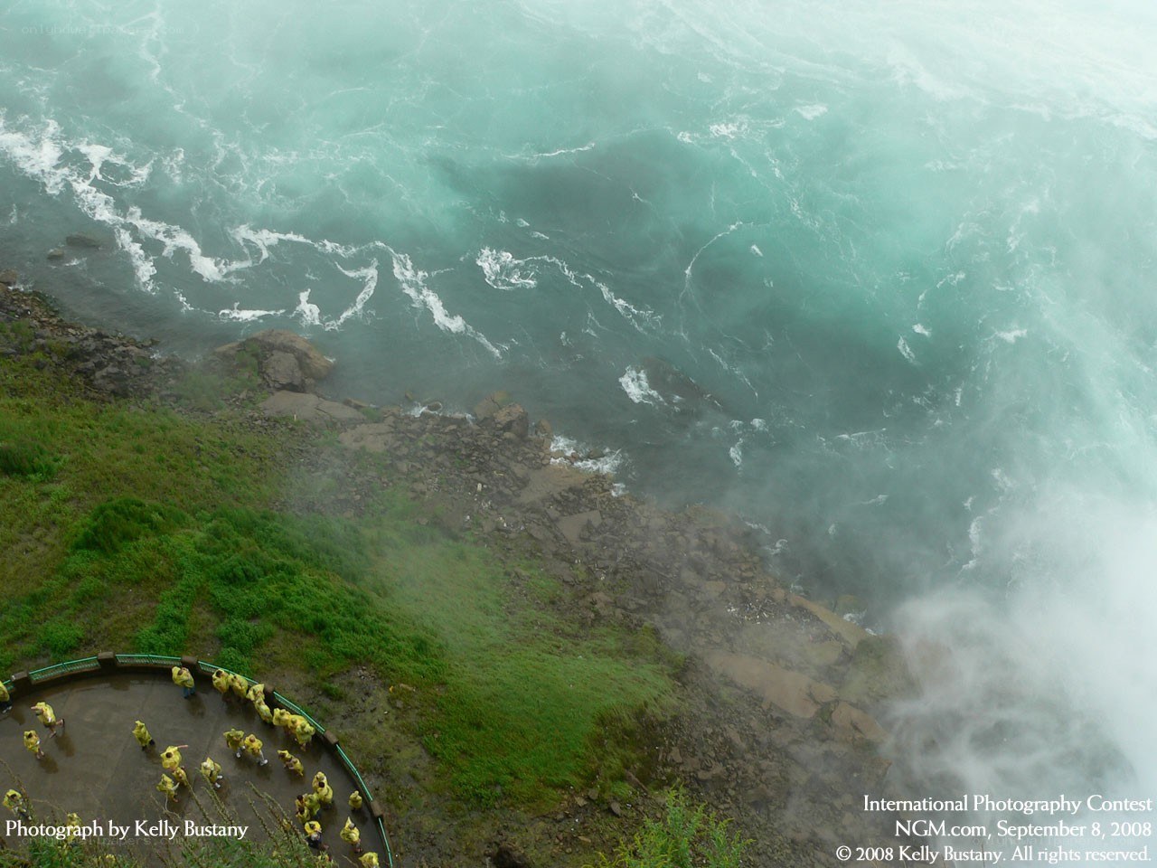 Niagara Falls from above