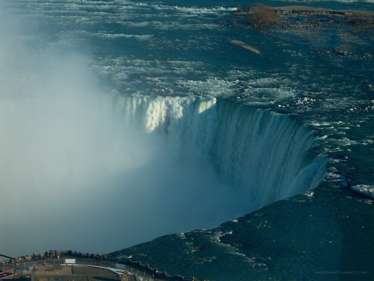 Niagara Falls from above