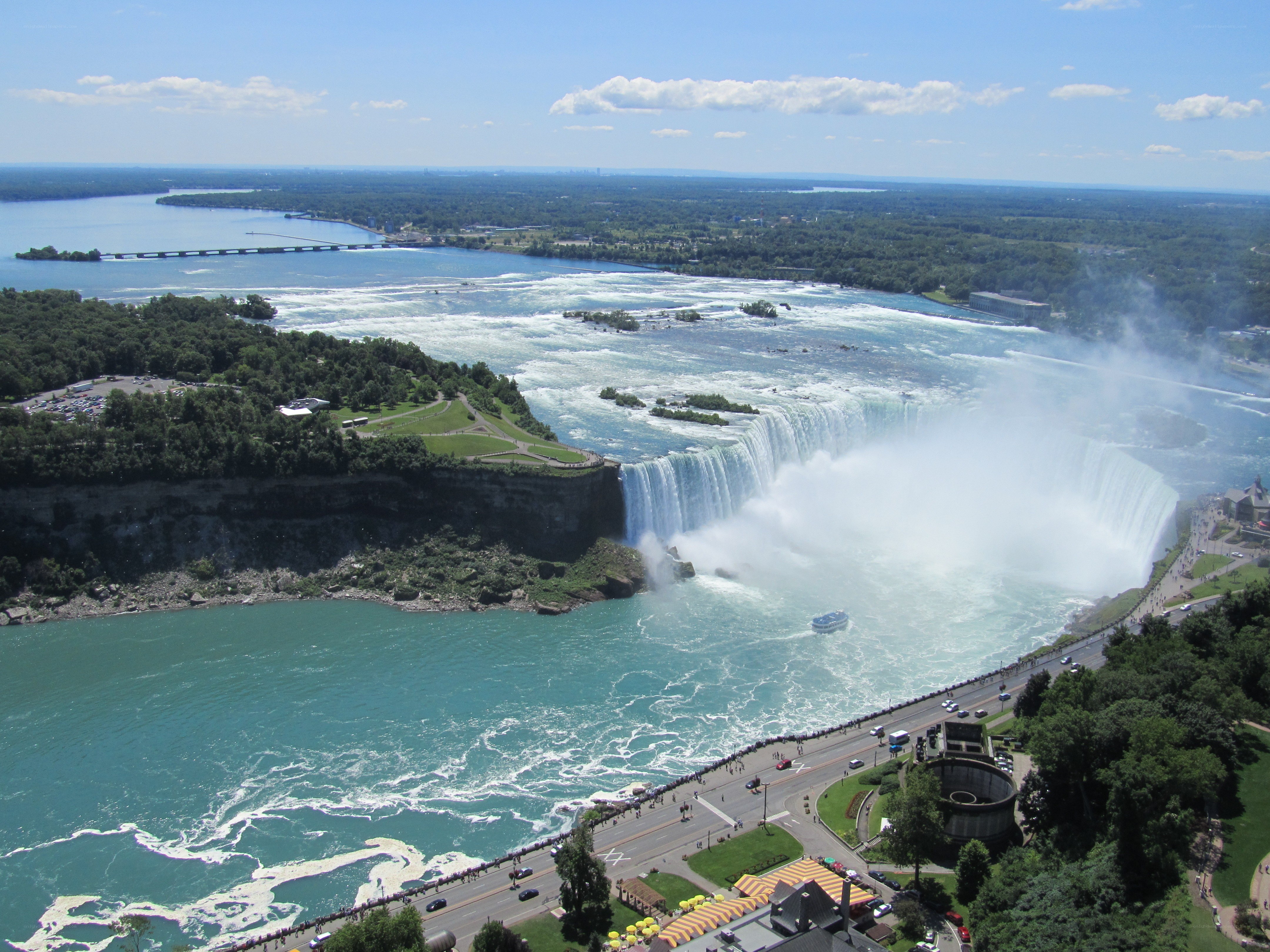 Niagara Falls from above